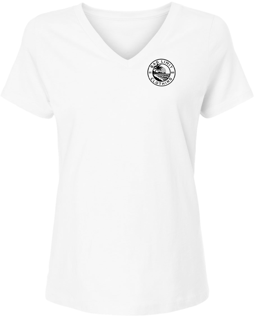 Women's Classic Snook Short Sleeve V-Neck T-Shirt