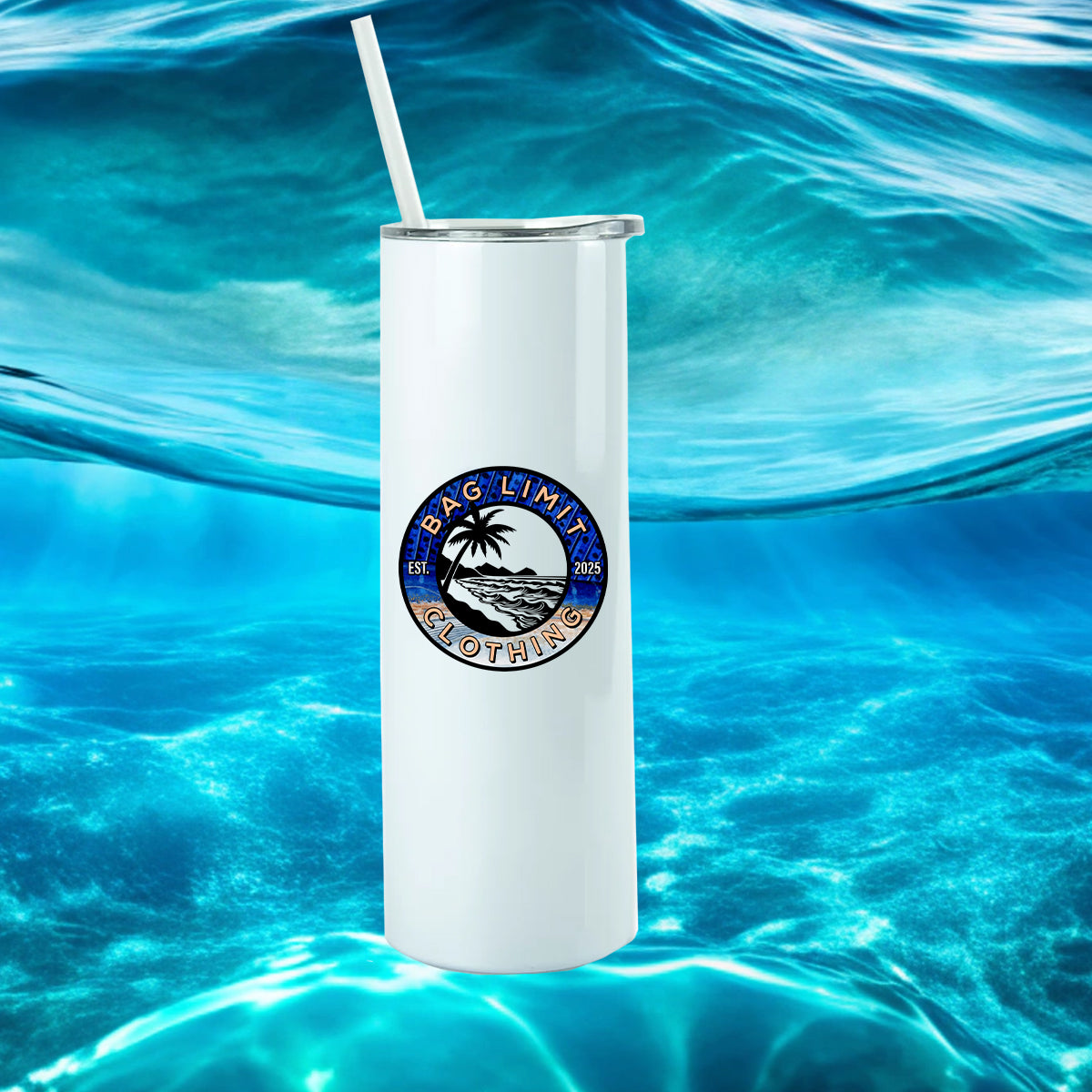 Sailfish Logo 20 oz. Skinny Tumbler