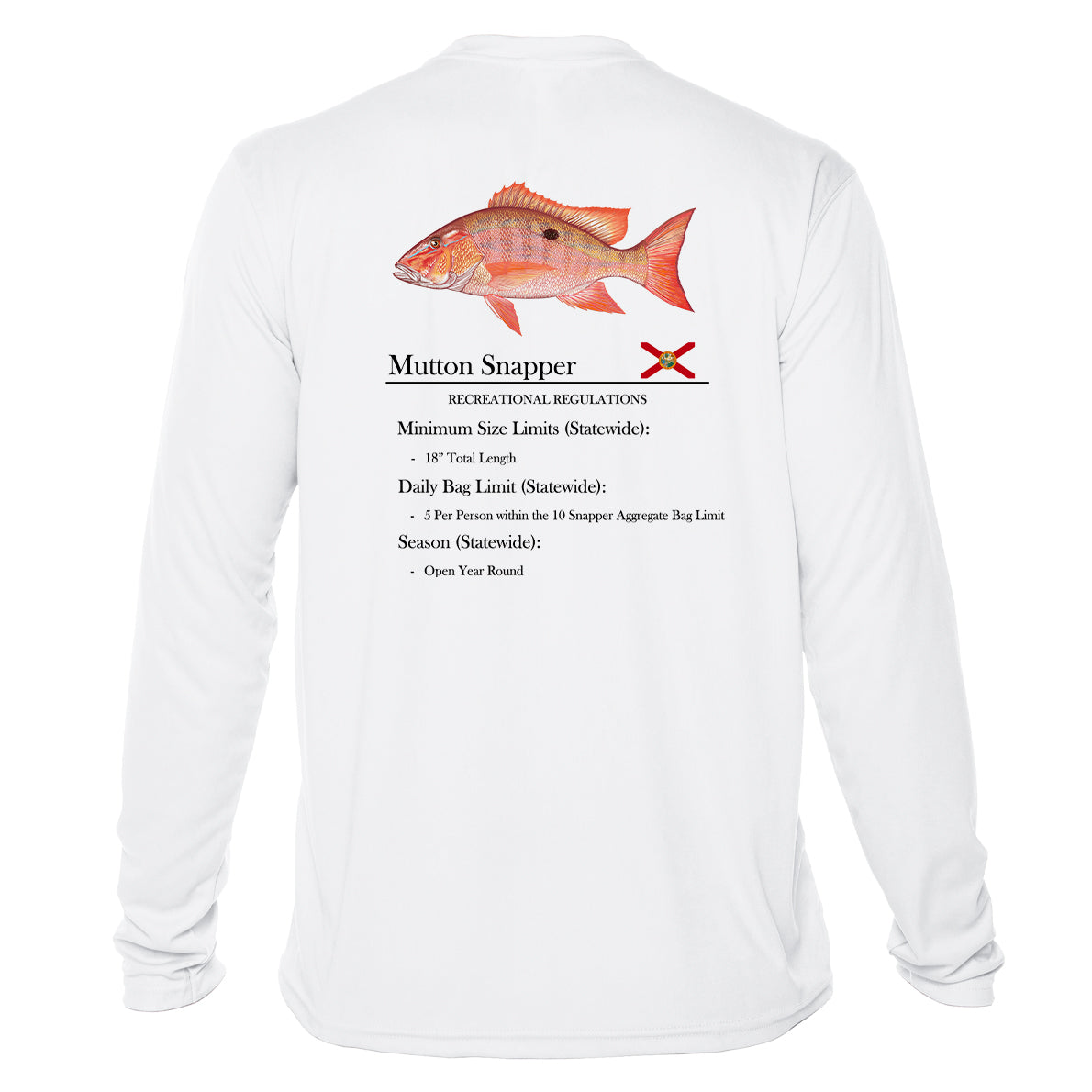 Youth Mutton Snapper Performance Shirt • Long Sleeve