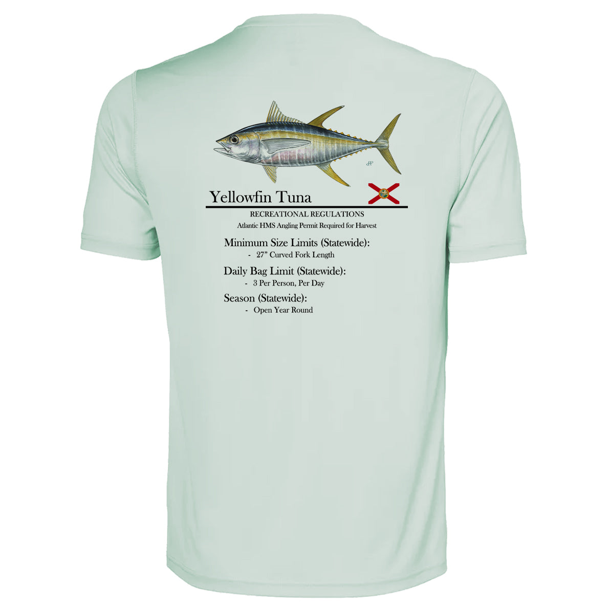 Classic Yellowfin Tuna Performance Shirt • Short Sleeve