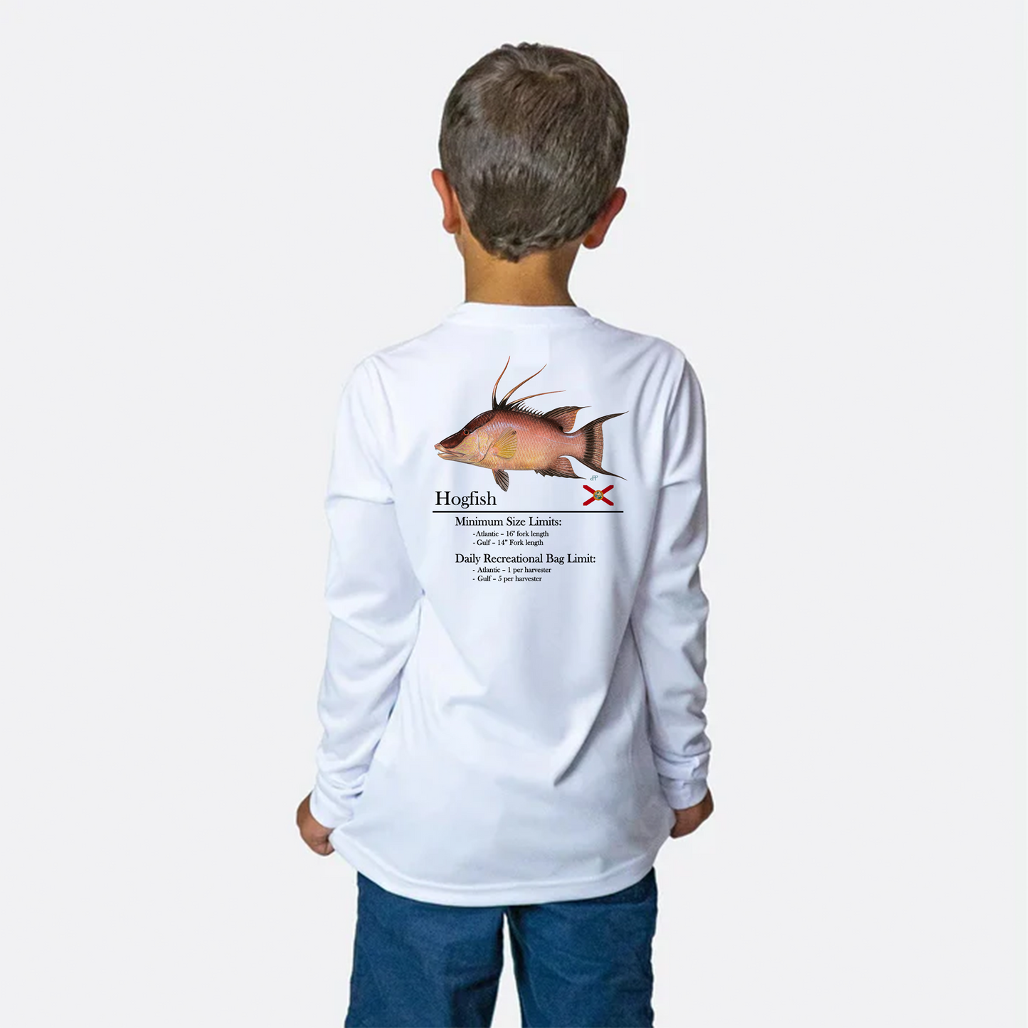 Youth Classic Hogfish Performance Shirt • Long Sleeve