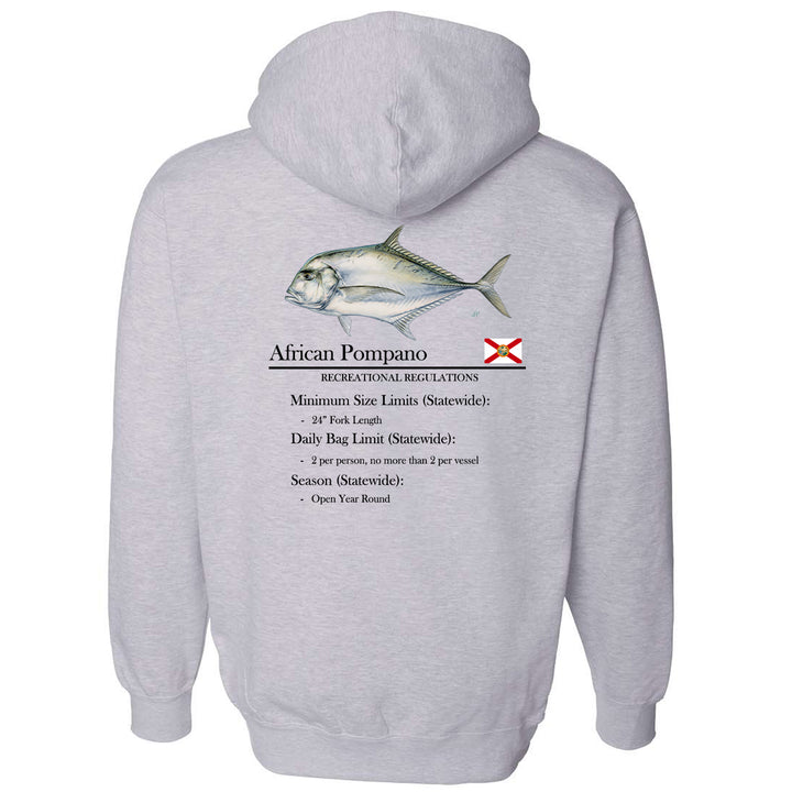 Classic African Pompano Heavyweight Hooded Sweatshirt