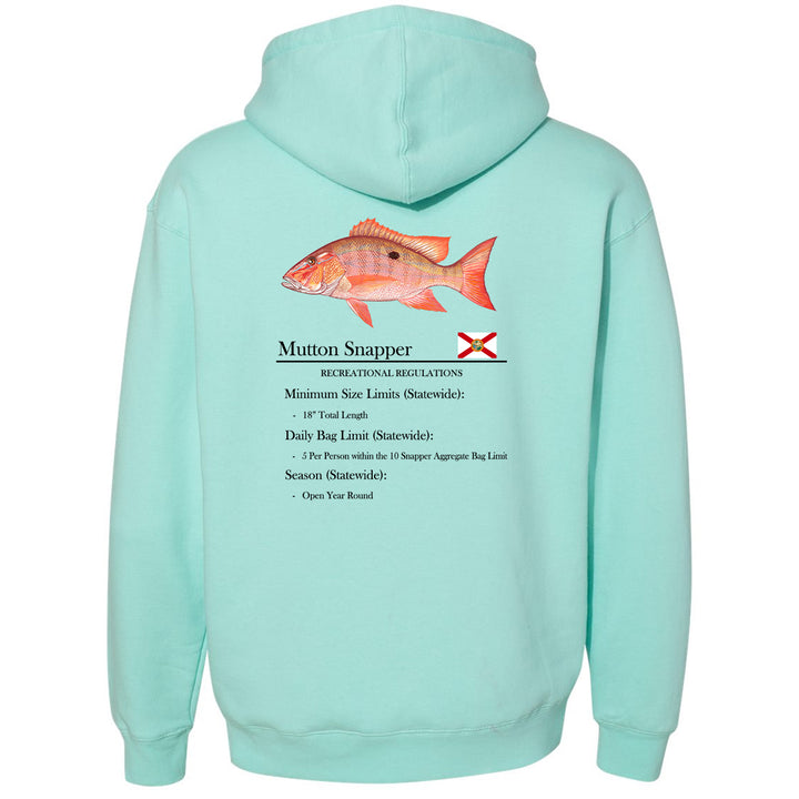Mutton Snapper Heavyweight Hooded Sweatshirt