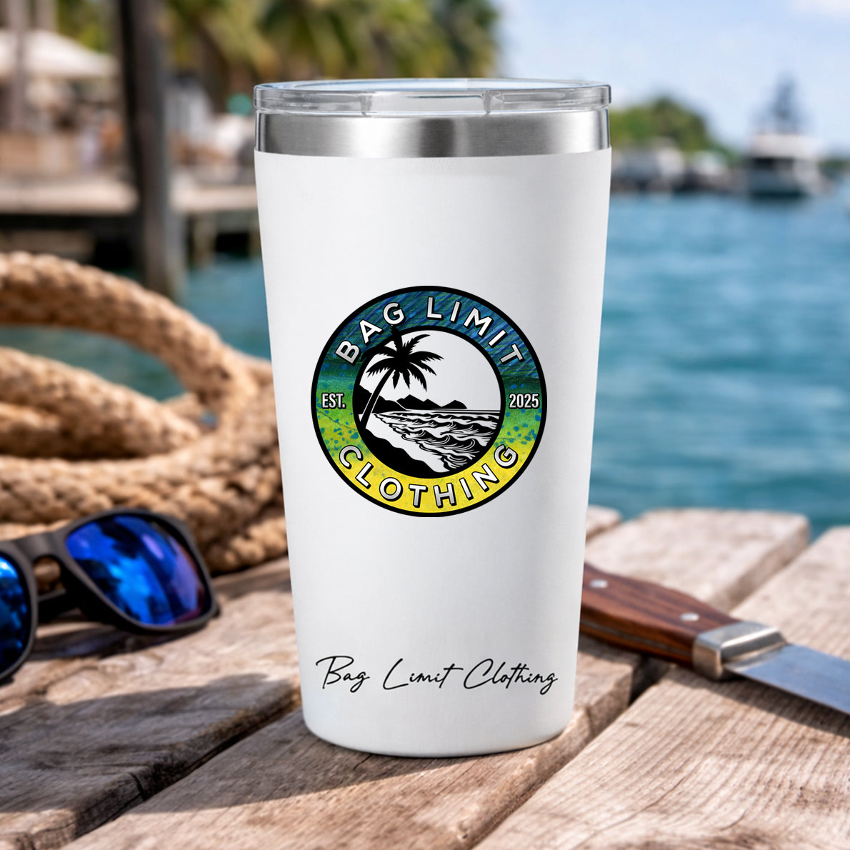 Mahi Logo 20 oz. Stainless Steel Boat Tumbler