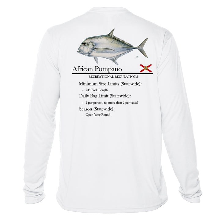 Youth Classic African Pompano Performance Shirt • Long Sleeve