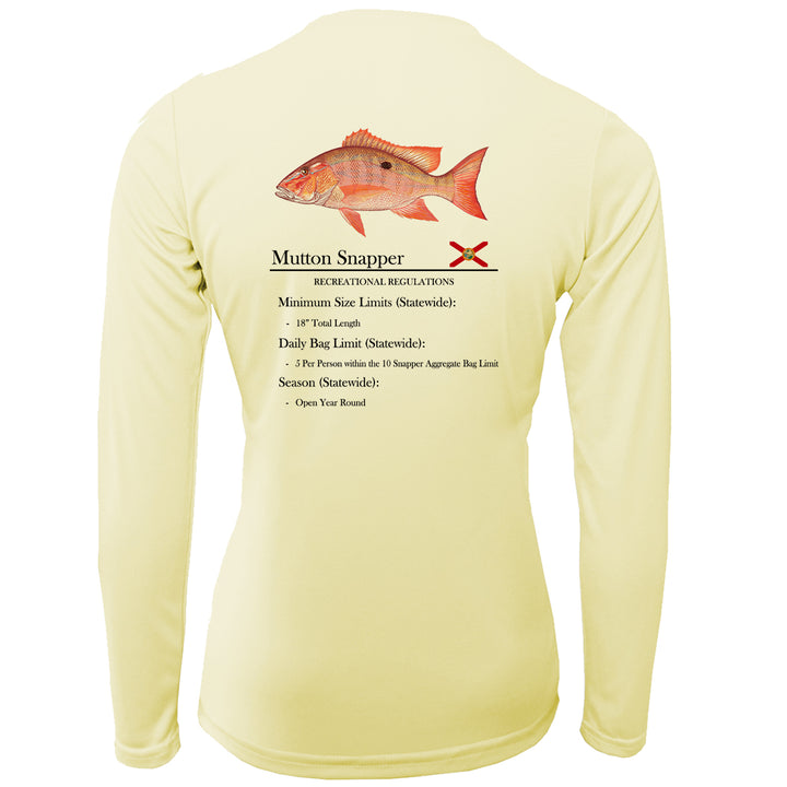 Women's Mutton Snapper Performance Shirt • Long Sleeve