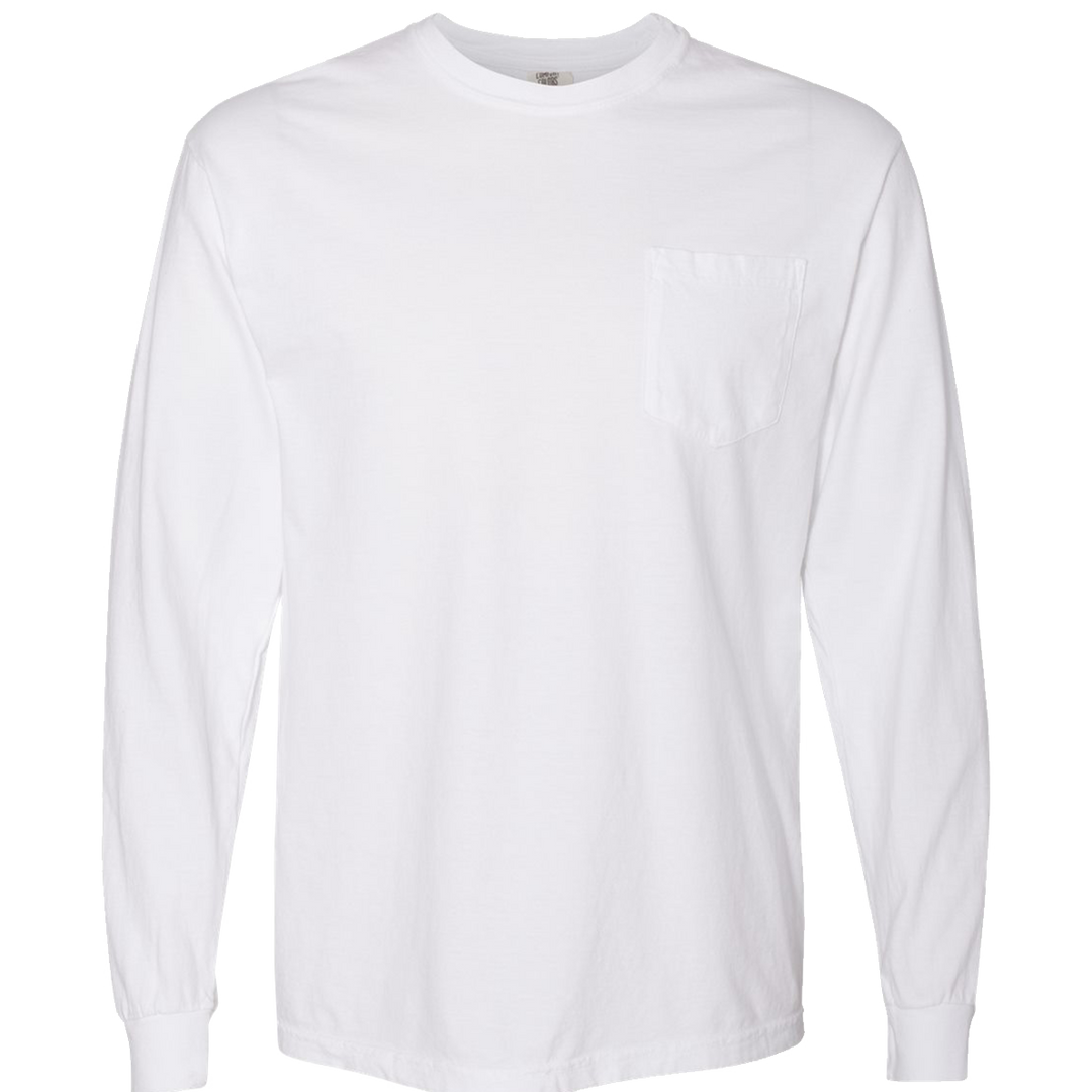 Classic Wahoo Heavyweight Cotton Long Sleeve Pocket T-Shirt