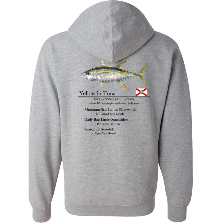 Classic Yellowfin Tuna Full-Zip Hooded Sweatshirt