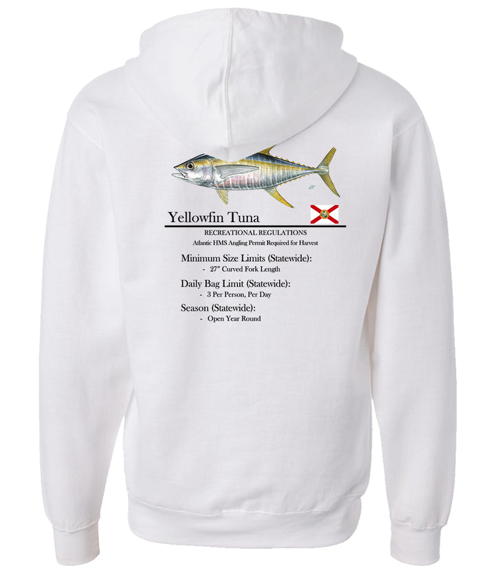 Classic Yellowfin Tuna Full-Zip Hooded Sweatshirt