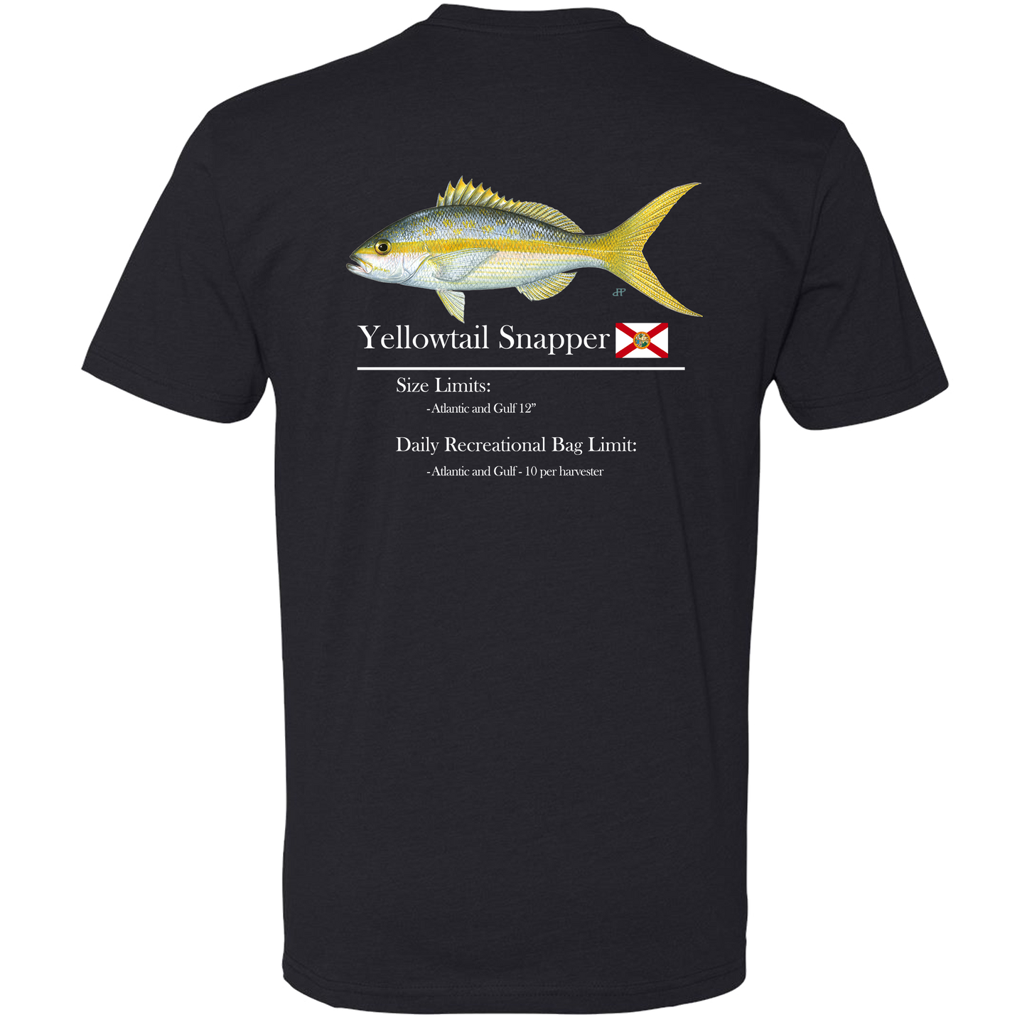 Classic Yellowtail Snapper Short Sleeve T-Shirt