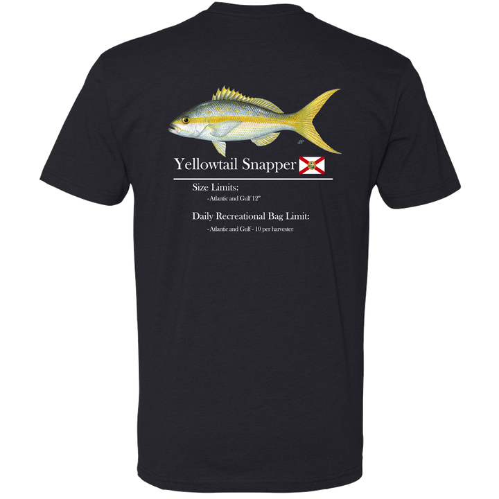 Classic Yellowtail Snapper Short Sleeve T-Shirt