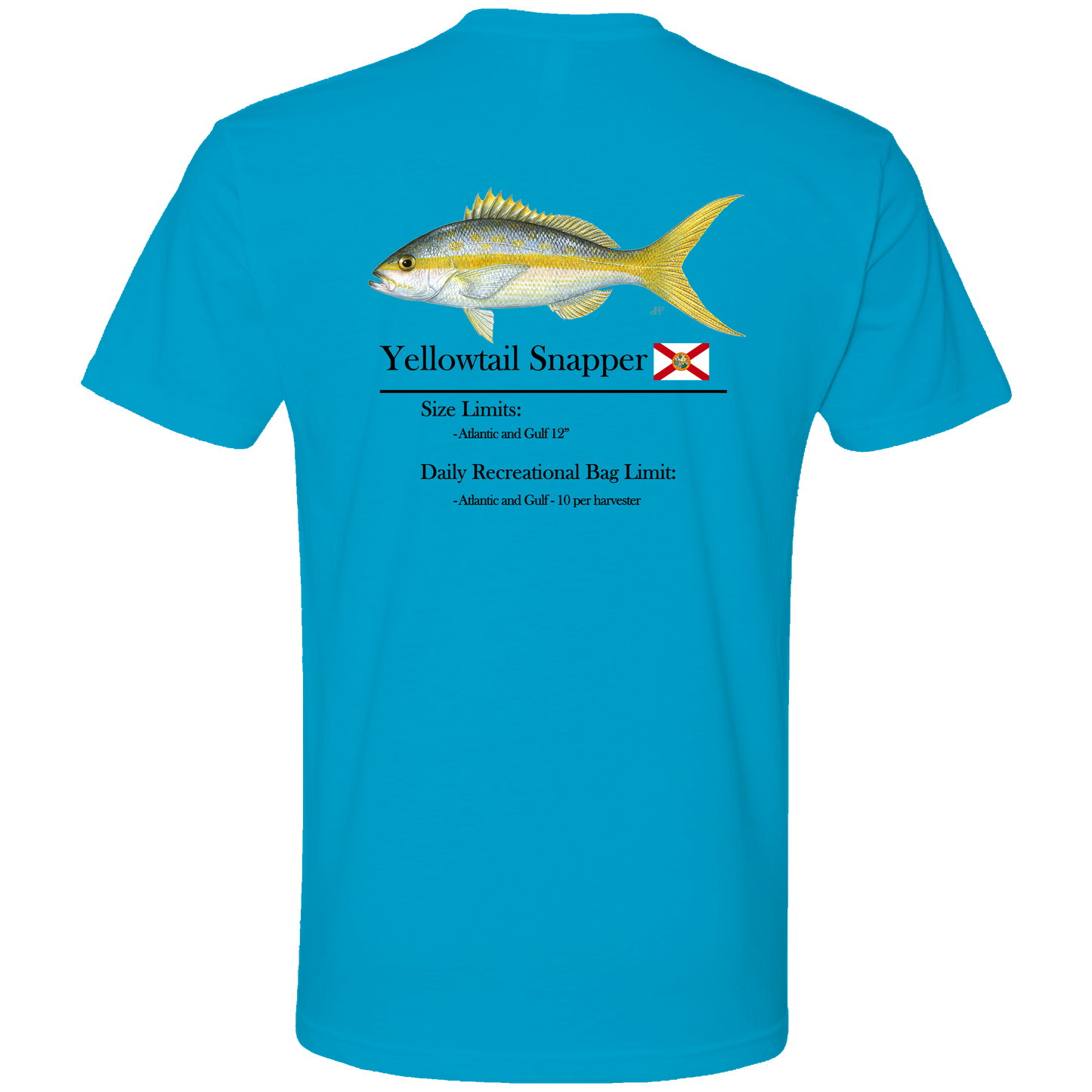 Classic Yellowtail Snapper Short Sleeve T-Shirt