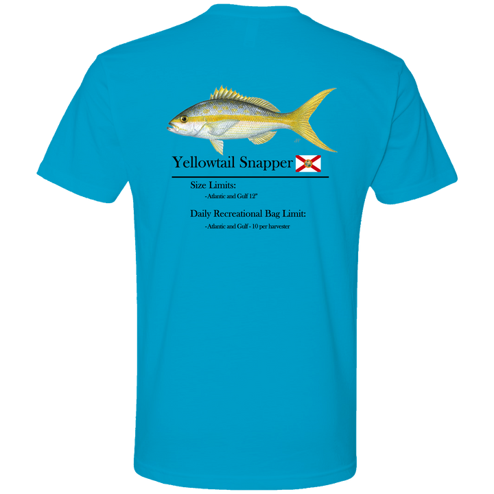 Classic Yellowtail Snapper Short Sleeve T-Shirt