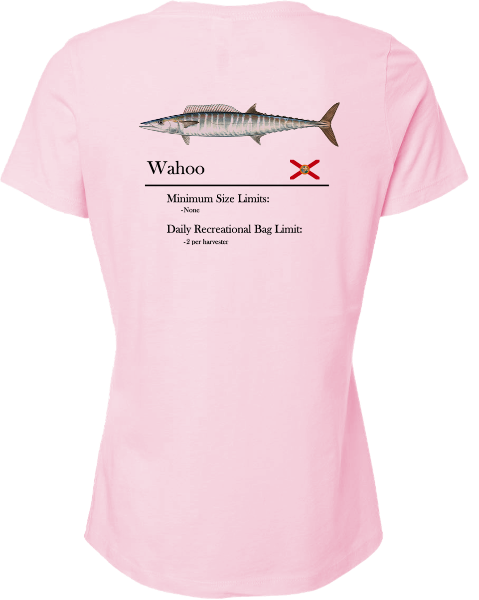 Women's Classic Wahoo Short Sleeve V-Neck T-Shirt Active