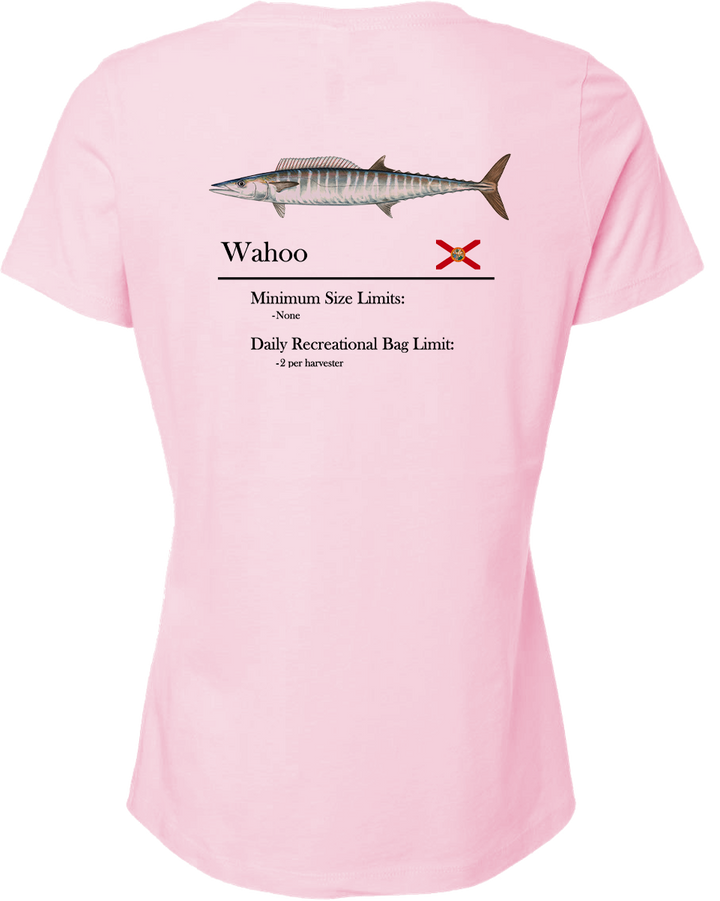Women's Classic Wahoo Short Sleeve V-Neck T-Shirt Active