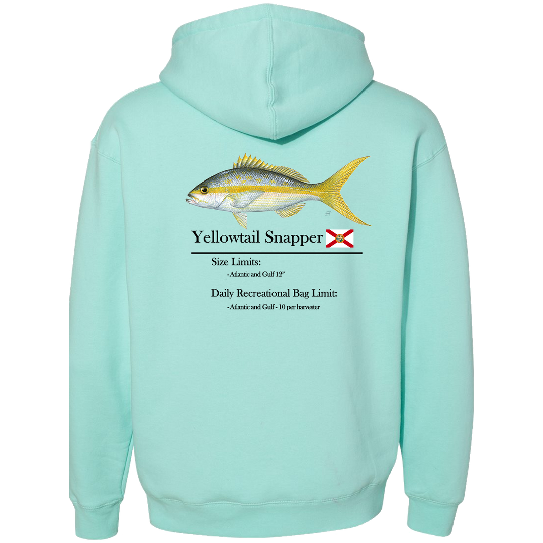 Classic Yellowtail Snapper Heavyweight Hooded Sweatshirt