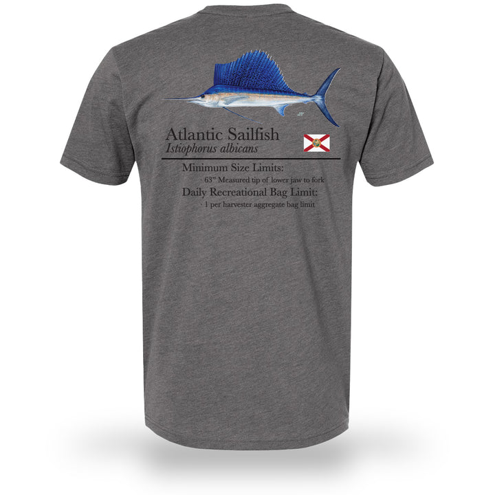 Bag Limit Sailfish Tee Heavy Metal