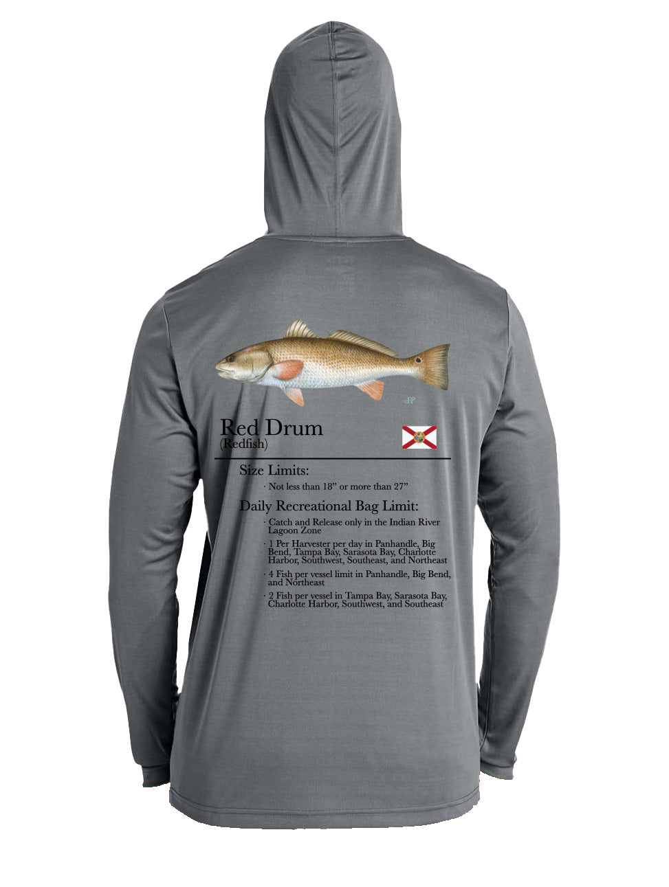 Bag Limit Redfish Team 365 Hooded Tee