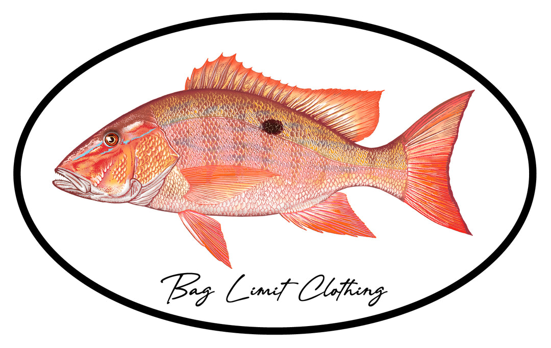 Mutton Snapper Sticker Pack of 10