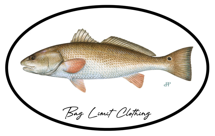Classic Redfish Sticker Pack of 10
