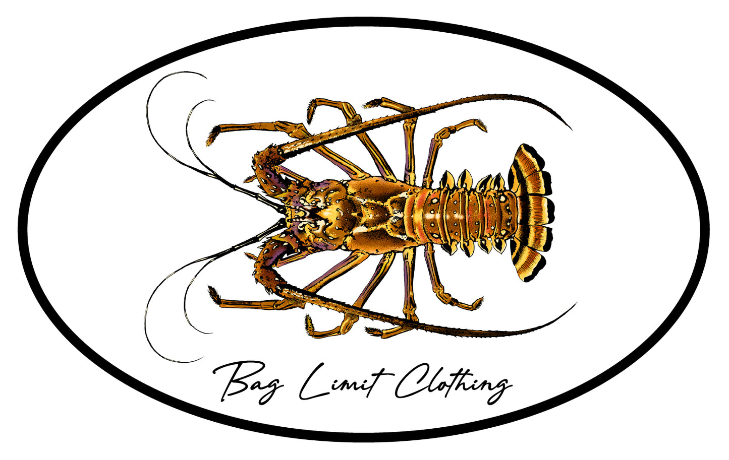 Spiny Lobster Sticker Pack of 10