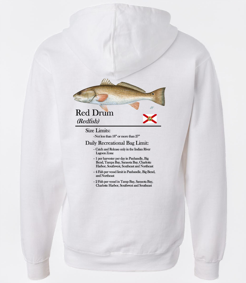 Classic Redfish Full-Zip Hooded Sweatshirt
