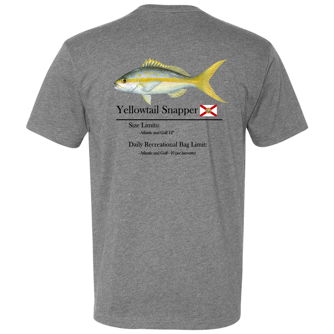 Classic Yellowtail Snapper Short Sleeve T-Shirt