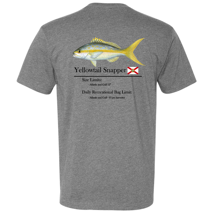 Classic Yellowtail Snapper Short Sleeve T-Shirt