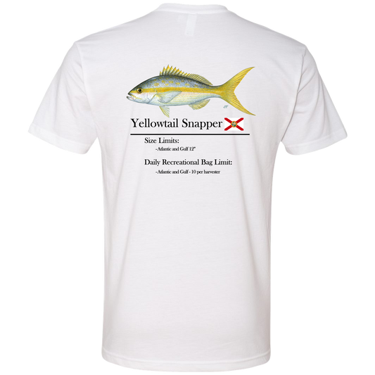 Classic Yellowtail Snapper Short Sleeve T-Shirt