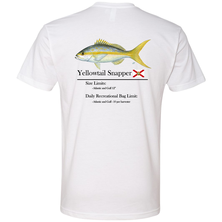 Classic Yellowtail Snapper Short Sleeve T-Shirt