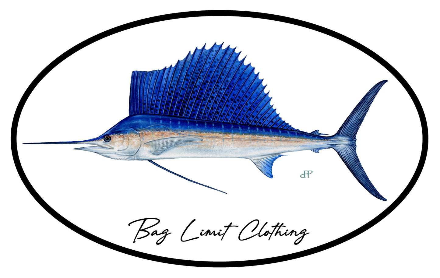 Classic Sailfish Sticker Pack of 10