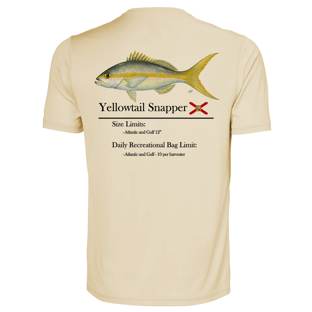 Classic Yellowtail Snapper Performance Shirt • Short Sleeve