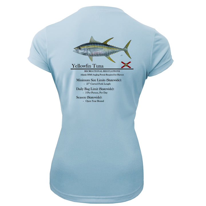 Women's Classic Yellowfin Tuna Performance Shirt • Short Sleeve