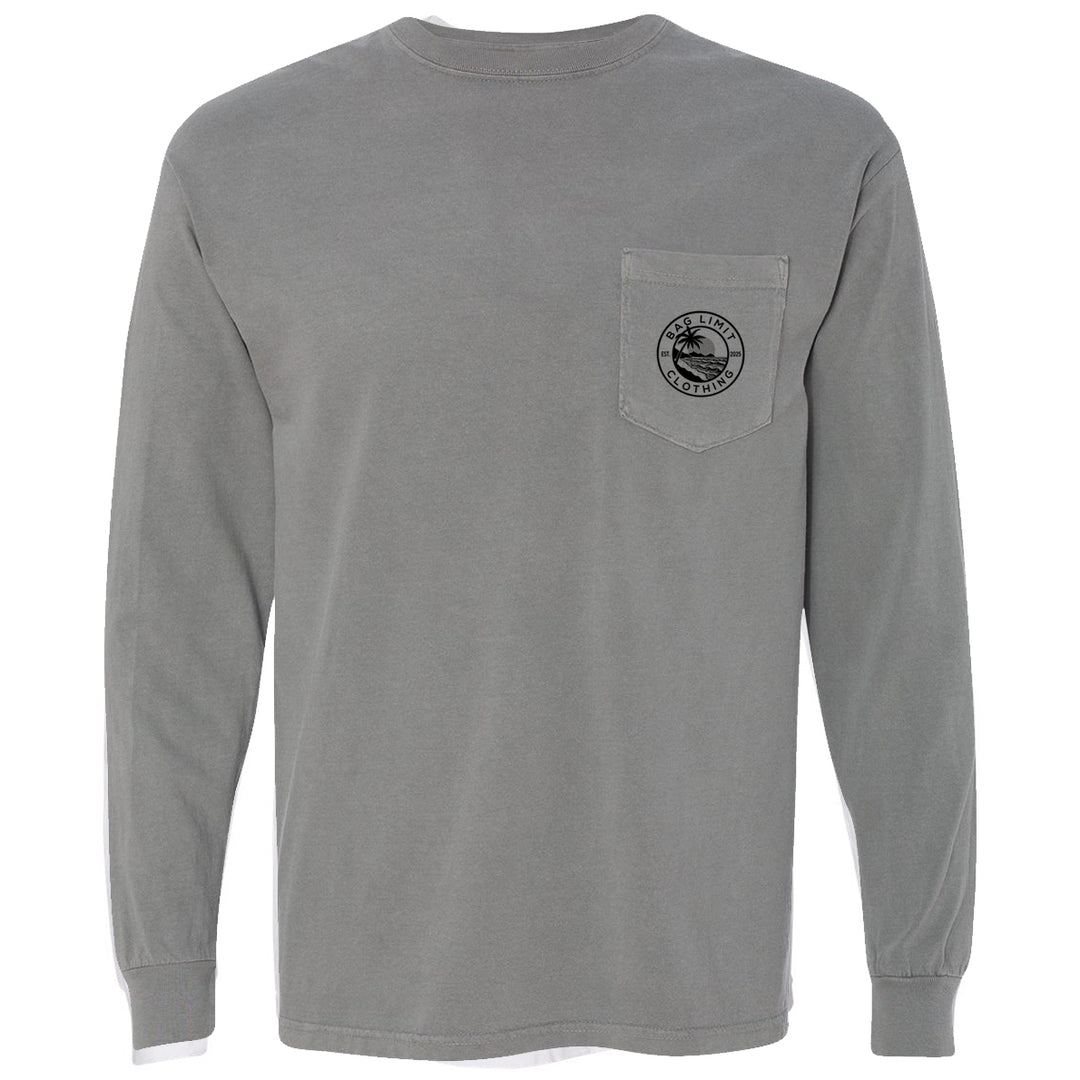 Classic Wahoo Heavyweight Cotton Long Sleeve Pocket T-Shirt