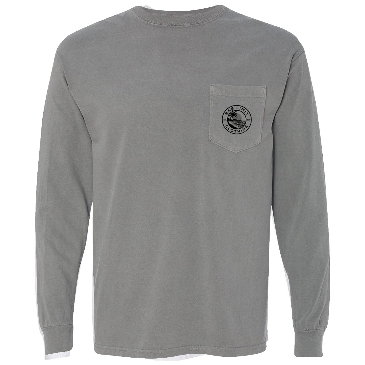Classic Snook Heavyweight Cotton Long Sleeve Pocket T-Shirt