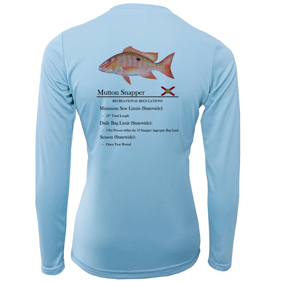 Women's Mutton Snapper Performance Shirt • Long Sleeve