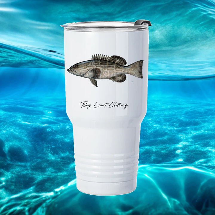 Classic Black Grouper 30 oz. Insulated Tumbler