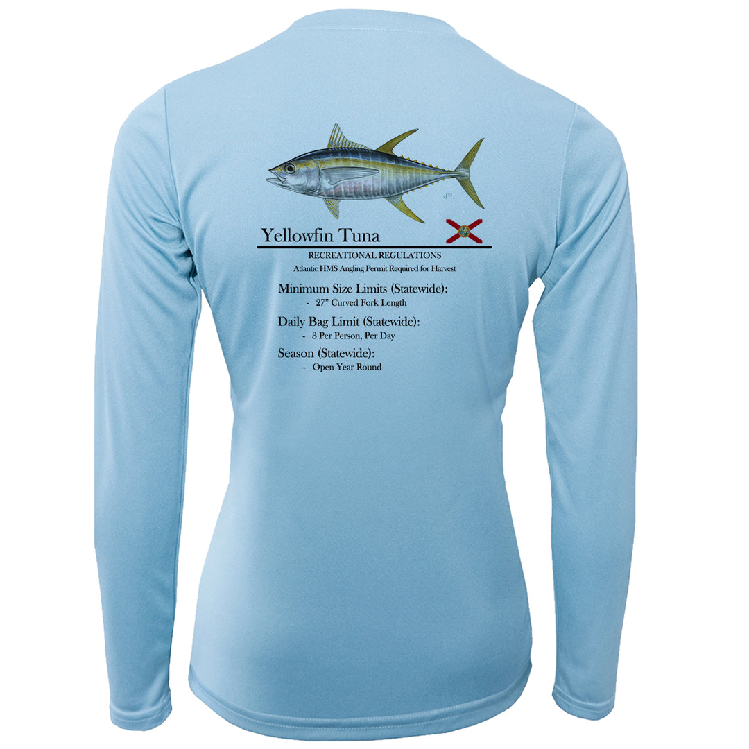 Women's Classic Yellowfin Tuna Performance Shirt • Long Sleeve