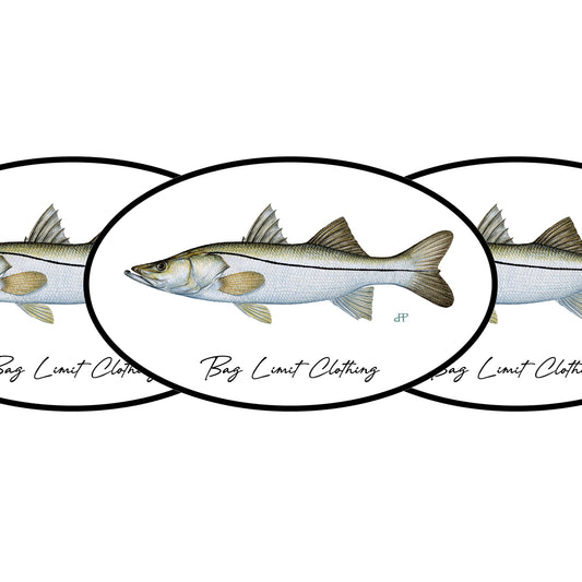 Classic Snook Sticker Pack of 10
