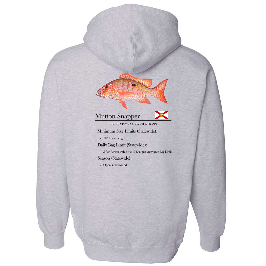 Mutton Snapper Heavyweight Hooded Sweatshirt