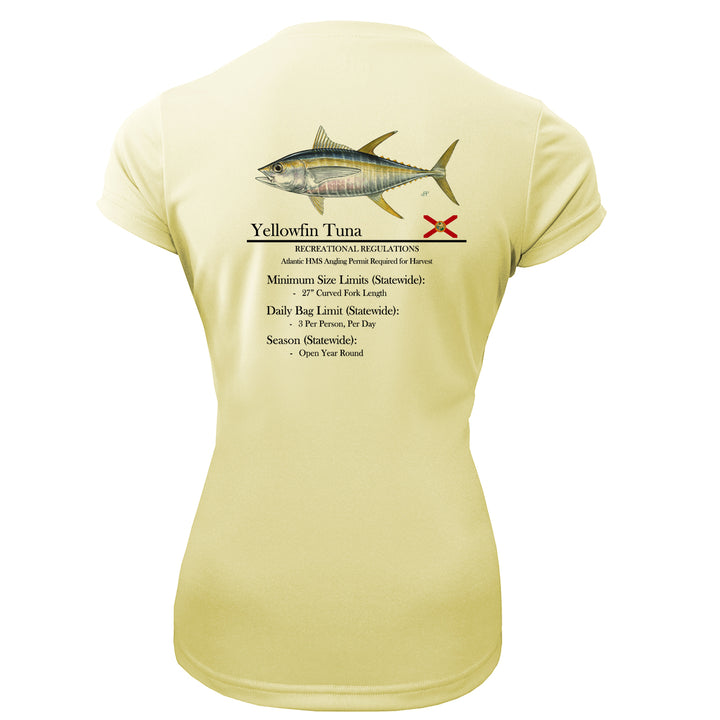 Women's Classic Yellowfin Tuna Performance Shirt • Short Sleeve