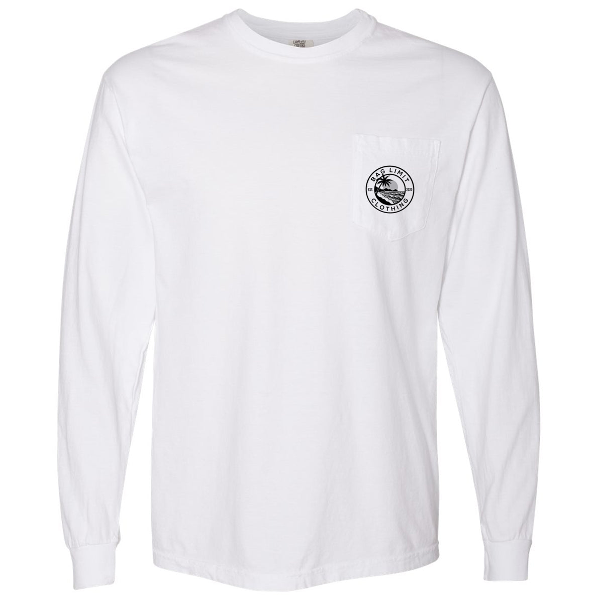 Classic Snook Heavyweight Cotton Long Sleeve Pocket T-Shirt