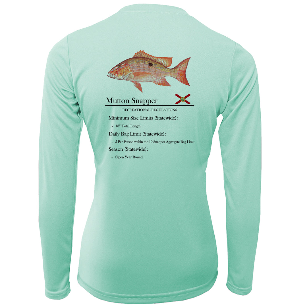 Women's Mutton Snapper Performance Shirt • Long Sleeve
