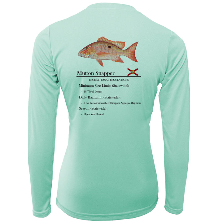 Women's Mutton Snapper Performance Shirt • Long Sleeve