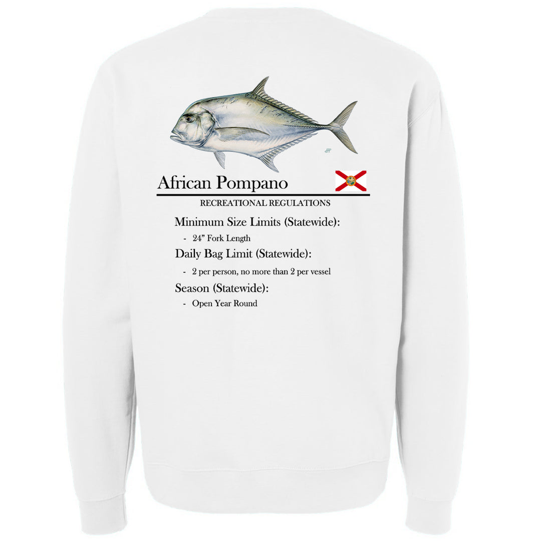 Classic African Pompano Midweight Crewneck Sweatshirt