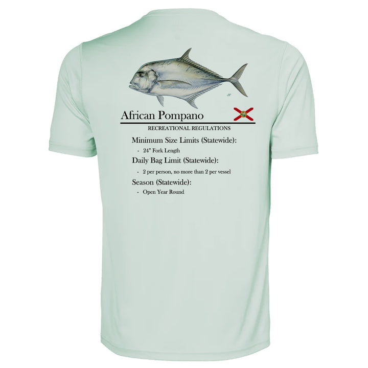 Classic African Pompano Performance Shirt • Short Sleeve
