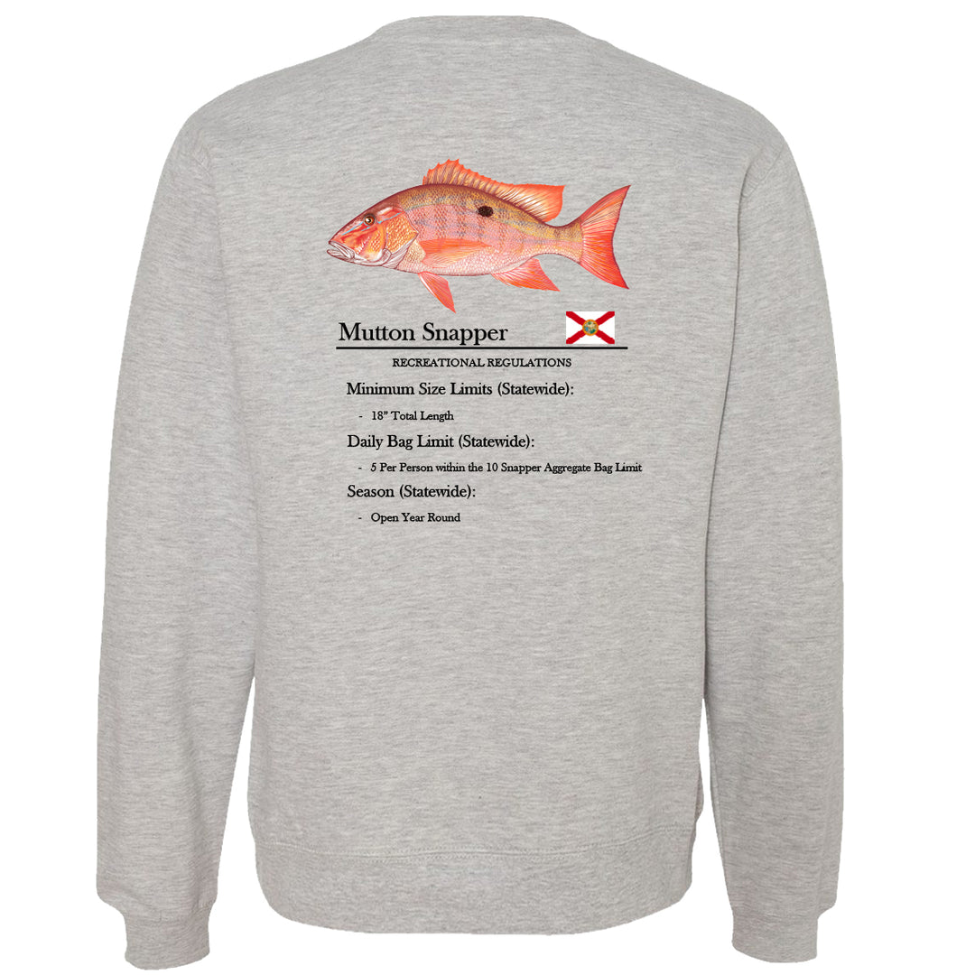 Mutton Snapper Midweight Crewneck Sweatshirt