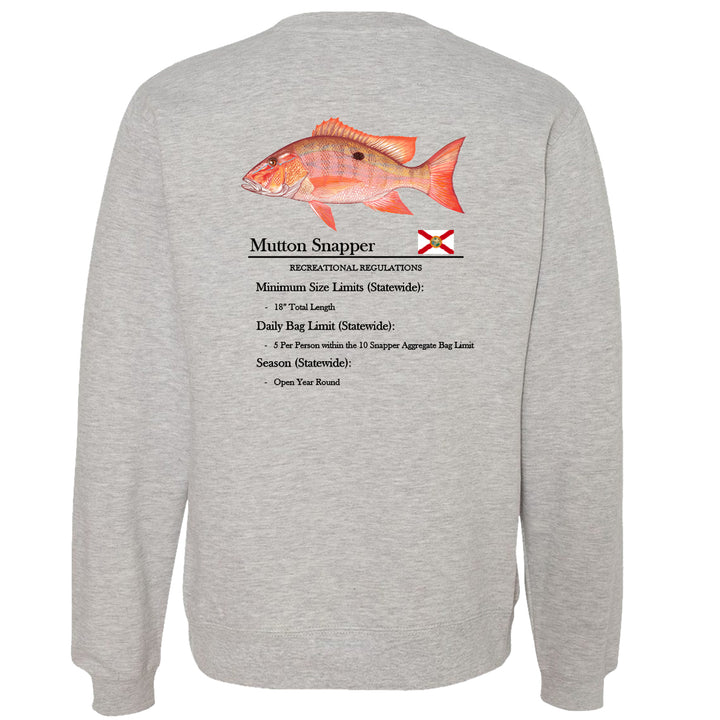 Mutton Snapper Midweight Crewneck Sweatshirt