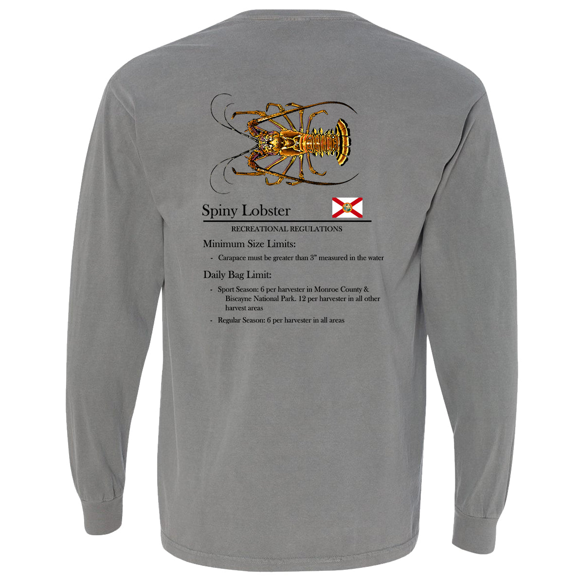 Spiny Lobster Heavyweight Cotton Long Sleeve Pocket T-Shirt