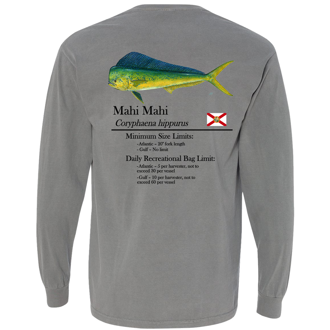 Classic Mahi Heavyweight Cotton Long Sleeve Pocket T-Shirt